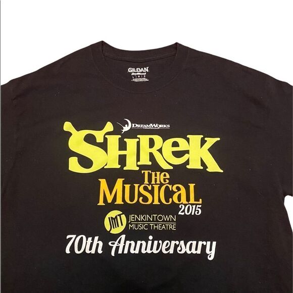 2015 Shrek Play Broadway T-shirt Size Large #disney #pixar #newyork #art - Picture 2 of 7